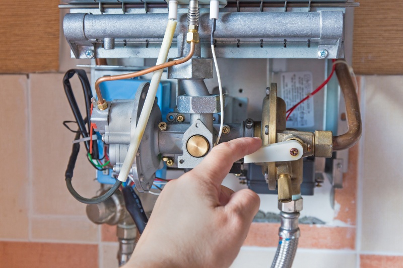 Power flush of central heating system in Dagenham